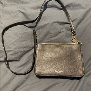 Kate Spade Black Leather Eva Chain Crossbody